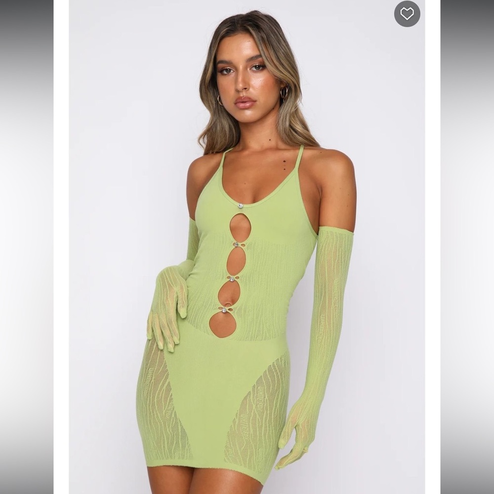 White fox boutique mini dress